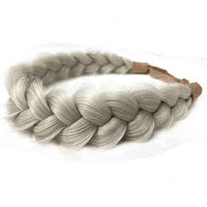 Braided gray headband NEW💋